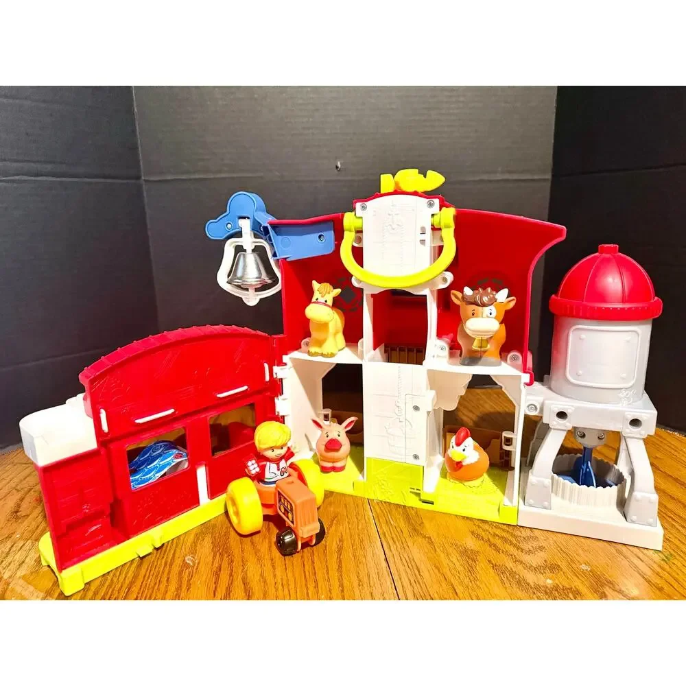 FP Little People Caring For Animals Farm Barn Truck Farmer Animals Smart Stages